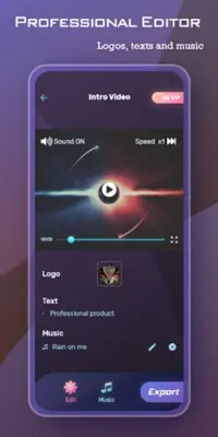 Intro video maker android App screenshot 6